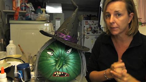 Make your pumpkin pop with a wicket witch design